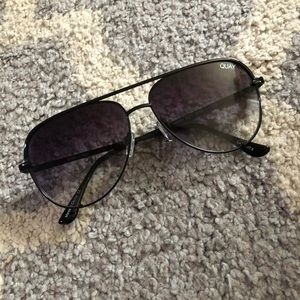 Quay Australia high key mini black fade sunglasses